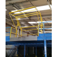 Mezzanine industrielle - Dimensions 20m x 25m, Capacité 300kg/m2 - Nasal_3