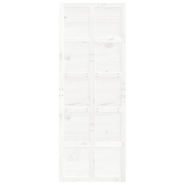 Vidaxl porte de grange blanc 80x1,8x214 cm bois massif de pin 824629_3
