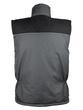 Gilet sans manche polyester ripstop - Doublure polaire - Gris/noir avec contrastes orange - Accessoirisé et très chaud_3