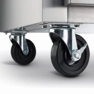 Table de préparation réfrigérée positive 18 bacs GN 1/6 3 portes pleines 538L True_3