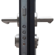 Vidaxl porte d'entrée anthracite 110x207,5 cm aluminium 3190552_3