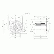 Ventilateur 9/9/1400 - 3000 m³/h - 1,1 kW - Référence 7225.0055_3