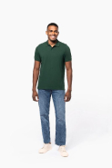 Polo piqué Bio180 homme - Réf: K2025 - 100% coton biologique - Maille piquée - Marque Kariban_3