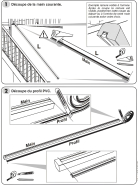 Main courante en bois avec ruban LED pour éclairage nocturne