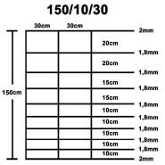 Vidaxl clôture de jardin acier galvanisé 50x1,5 m argenté 149488_3