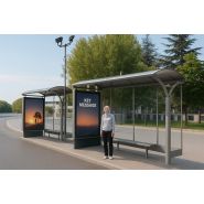 Abri pour arrêt de bus - Longueur 4,10 m_2
