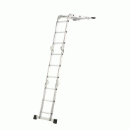 Échelle transformable articulée aluminium HAILO - 12 échelons, hauteur 3.65 m_3