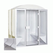 Cabine hammam PRO Desineo - 6 places - 190x190x225 cm en acrylique avec porte et vitres prêtes à monter_3