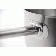 Casserole en inox avec couvercle 5L | Vogue - SA605_3
