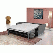 Canapé lit Sorbonne - Ouverture assistée express 120x196 cm - Couchage confortable et design italien_3