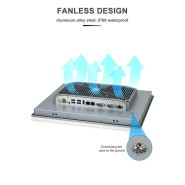 Panel PC industriel fanless 15 pouces XGA - écran tactile capacitif IP66 - EVI-15SAC_3