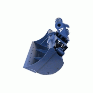 Accessoire de terrassement : godet curage orientable largeur 1000 mm