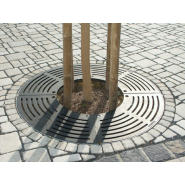 Grille d'arbre fonte type radial_3