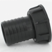 Raccord annelé - Droit - avec écrou - F 1