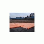 Géotextile avertisseur orange facile à installer pour sols contaminés