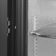 Arrière bar réfrigéré 2 portes BA21S noir TEFCOLD_3