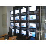 Ensemble de 9 porte affiches vitrine lumineux led a4 paysage - lumicadre - h:397*l:330mm_4