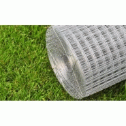 Vidaxl grillage pour volière acier galvanisé 10 x 1 m argenté 140426_3