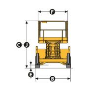Compact 12 dx - nacelle ciseaux diesel - haulotte - 12,00 m_3