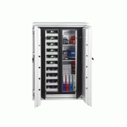 Armoire forte ignifuge 2 H - 2 étagères 5 plateaux multimedia - PHOENIX DATA COMMANDER DS4623 - serrure électronique_3