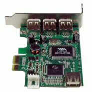 Carte Adaptateur PCI Express vers 4 Ports USB 2.0 - Carte PCIe Interne Externe_3
