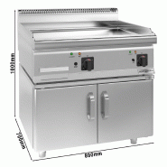Plaque de cuisson électrique - 7,1 kW - Lisse - Incluant un socle avec 2 portes  - Mario 700 | GGM -EBK800-E-UBK800-E_3