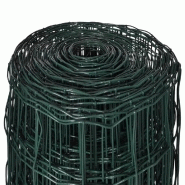 Vidaxl clôture euro acier 10 x 1,5 m vert 140587_3