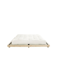 Lit futon Dock Bed - Pin laqué naturel - Couchage 180 x 200 cm - Design minimaliste japonais_3