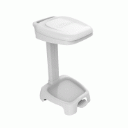 Support sac 120L avec couvercle Gilac - Blanc_3