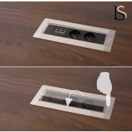 Table de réunion tonneau Status - MDD - Oui, Wenge_3