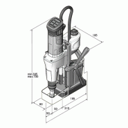 Unité de perçage magnétique universelle jusqu'à 50 mm KBM 50 UQW FEIN_3