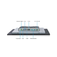 Panel PC industriel fanless 17 pouces 5:4 SXGA pour HMI, supervision et automatisation - EVI-17SRC - écran tactile capacitif, façade IP66_3