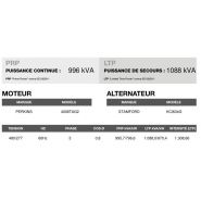 AP-1105 60 Hz triphasé - Groupe électrogène en container INMESOL - 1088 kVA LTP / 996 kVA PRP - Moteur Perkins_3