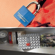 Cadenas à clé MASTER LOCK - Aluminium massif 30 mm - Résistant à la corrosion - Usage intérieur_3