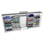 Parking automatisé souterrain ultra-étroit à convoyeur vertical jusqu'à 6 niveaux et 23 places - Slimparker 557_3