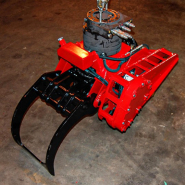 Grappin avec couronne de rotation à vérin 270°