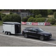 Porte-remorques Debon avec toit polyester et déflecteur