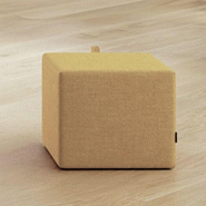 Pouf multifonction coloré esmou - jaune_3