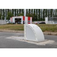 Borne anti-terroriste rétractable 1/4 de rond STOPOTO - PREFABAT - Protection anti-intrusion et contrôle des accès stratégiques_4
