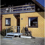 Plate-forme élévatrice pour la maison - pour utilisateurs en fauteuil roulant et personnes à mobilité réduite  - Guldmann LP1_3