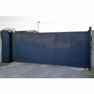 Portail coulissant tôlé - 3000 / 2500_3