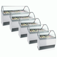 Vitrine ventilée pour glace MILLENNIUM LX24 (1300 / 241 L) Blanc TEFCOLD_3