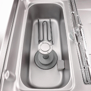 Lave-vaisselle à capot digital avec casier 50 x 50 et pompe de rinçage intégrée | Stalgast - 803036_3