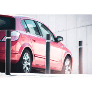 Borne amovible flexible en polyuréthane noir - Base encastrable polyéthylène - hflexmp_3