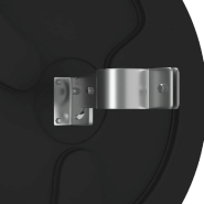 Vidaxl miroir de traffic convexe d'extérieur noir ø60 cm polycarbonate 153080_3