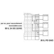 Module borne commun 0v cc us - ib il pd gnd-pac_3