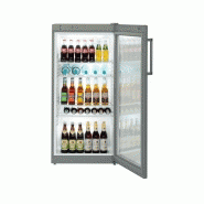Réfrigérateur 250 litres inox porte vitrée - liebherr