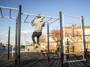 Workout G - Matériel de street workout en acier galvanisé - Dimensions 5,87 x 5,37 x 2,52 m - Poids 480 kg_3