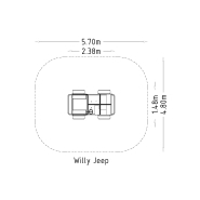 Jeu sur ressort Willy 6 places - réf 8000869 - Hags - Vert - Fondation à enterrer_3