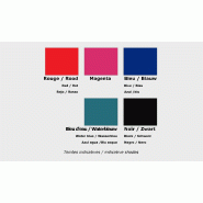 Panier couleur 52 litres à roulettes - Bleu d'eau_3